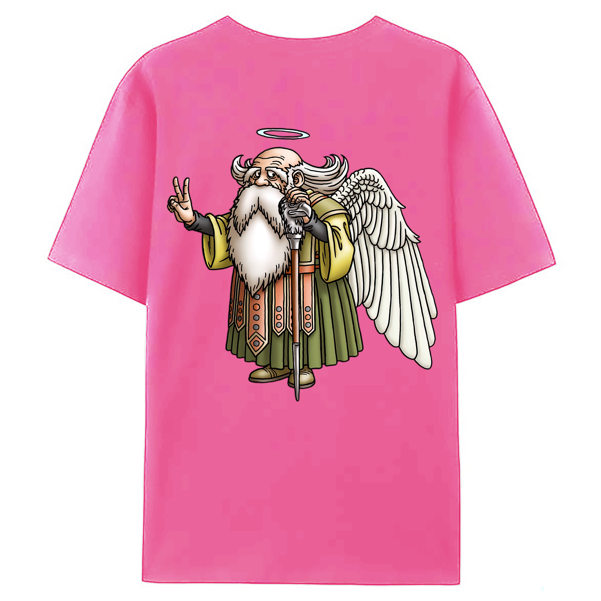 （画像用） ドラゴンクエスト Doragon Kuesuto Dragon Quest レディース半袖Tシャツ(バックプリント)